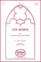 Ave Maria TTBB choral sheet music cover